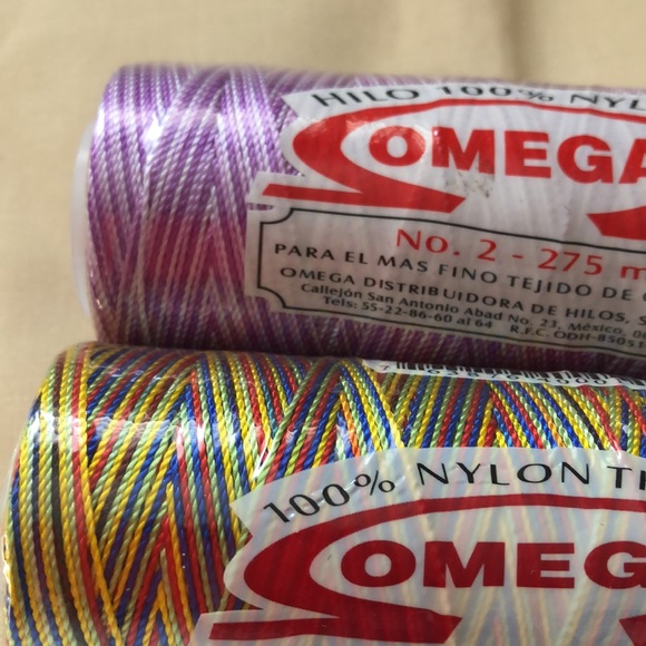 100% NYLON THREAD SET OF 6!…NEW SEALED CROCHET KNITTING TREAD
**LOT OF 6 ROLLS* - Picture 5 of 5